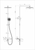 Фото душевая стойка wonzon & woghand stick цвет: хром ww-88739017-cr