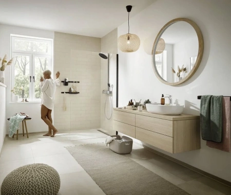 Фото душевая стойка hansgrohe pulsify 24241000