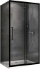 Душевое ограждение Abber Schwarzer Diamant 110x85 см AG30110BH-S85B