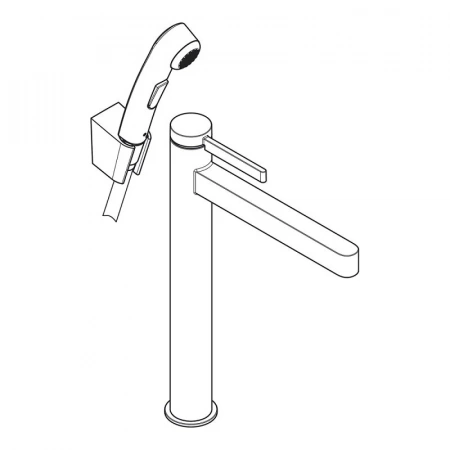 Фото смеситель для раковины hansgrohe finoris 76220670