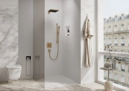 Фото термостатический смеситель для душа hansgrohe shower select comfort q 15583140