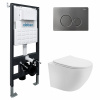 Унитаз с инсталляцией Abber Bequem AC1100T-AC0105-AC0121NG