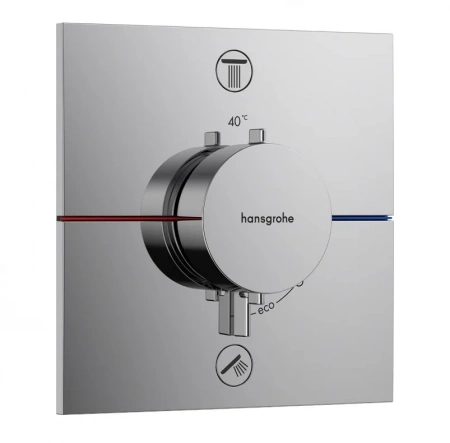 Фото термостатический смеситель для душа hansgrohe shower select comfort e 15572000