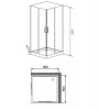 Фото душевая кабина timo premium ilma-101 100x100 см