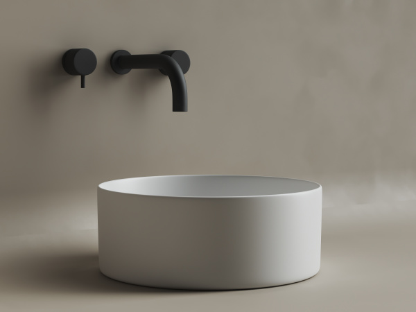 Фото раковина накладная ceramicanova element 35.8 см, цвет: белый cn6032mw