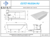 Фото ванна из искусственного камня эстет дельта slim 170x75 см фр-00015336