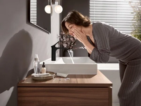 Фото смеситель для раковины hansgrohe vivenis 75022670
