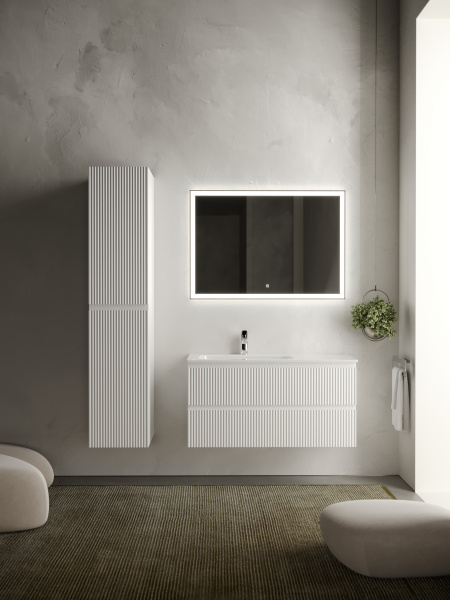Фото тумба под раковину sancos snob r 100 см, цвет: bianco  snr100lw