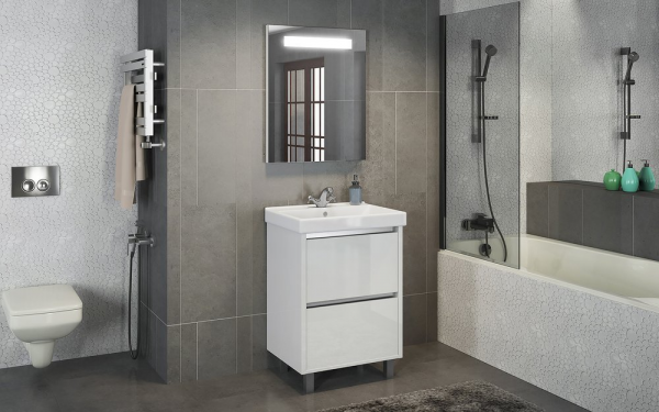 Фото тумба с раковиной comforty дублин 60 см 00004137134