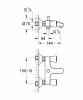 Фото смеситель для ванны grohe costa s 25483001