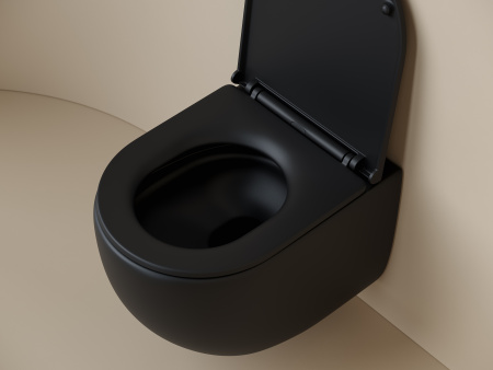 Фото унитаз подвесной, безободковый ceramicanova up cn4007mb