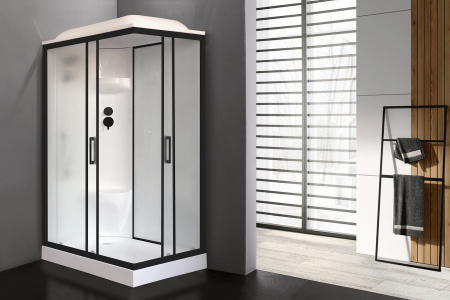 Фото душевая кабина royal bath нр rb8120hp6-wc-bl-l 120x80 см
