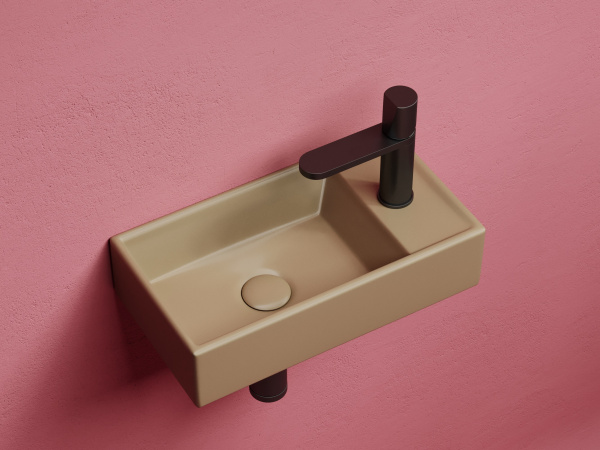 Фото раковина подвесная ceramicanova element 41.7 см, цвет: капучино cn6051lmc