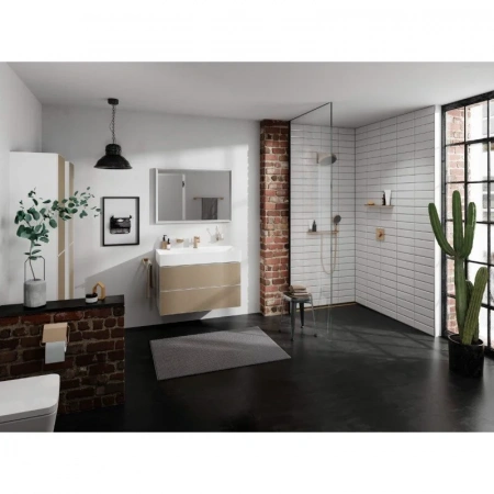 Фото смеситель для раковины hansgrohe tecturis e 73021140