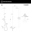 Фото душевая стойка whitecross y y1234cr, цвет: хром