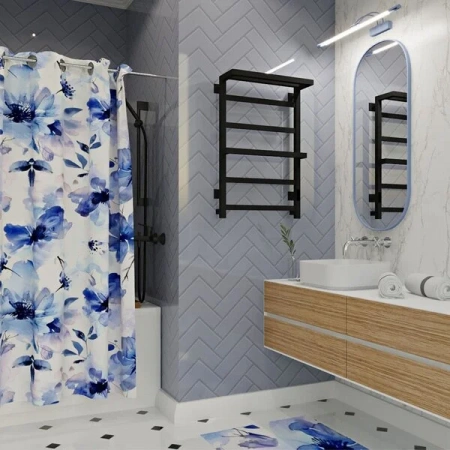 Фото электрический полотенцесушитель indigo forte 80/50 lefpf80-50pbrrt