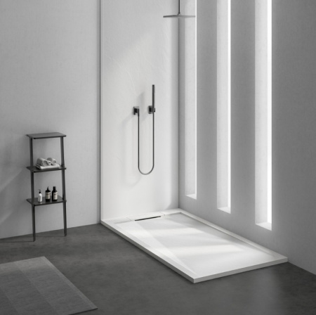 Фото поддон из искуственного камня esbano luxe 100x100 см esp-lx100w
