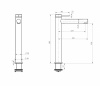 Фото смеситель для раковины abber emotion 316 af8811brg-l