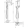 Фото смеситель для ванны hansgrohe tecturis s 73440000