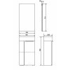 Фото тумба с раковиной comforty асти 40 см 00-00000831