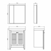 Фото тумба с раковиной comforty классик 70 см 00-00013804