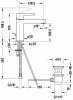 Фото смеситель для раковины duravit b.2 b21020001010