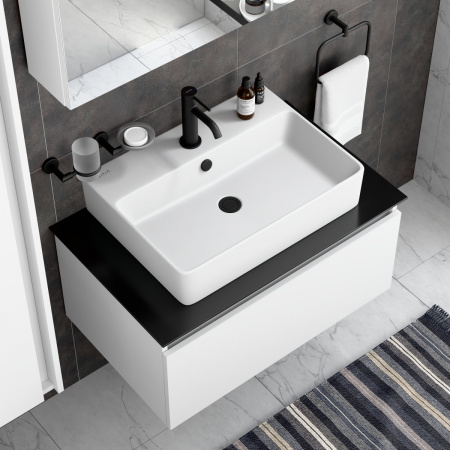 Фото смесители для раковины vitra minimax round a4353036exp цвет черный