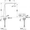 Фото смеситель для раковины duravit d.1 d11130009010