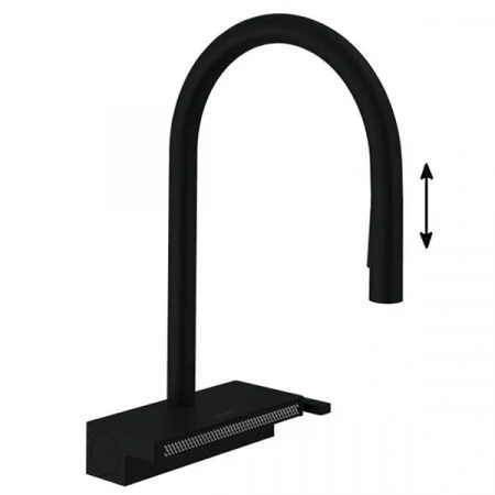 Фото смеситель для кухонной мойки hansgrohe aquno select 73831670
