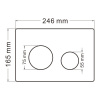 Фото подвесной унитаз с инсталляцией  abber bequem  ac1100-ac0105-ac0121mmg