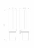 Фото туалетный ершик wonzon & woghand цвет: бронза ww-7229