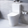 Фото унитаз-компакт безободковый с сиденьем am.pm sirius dx86c8600sc
