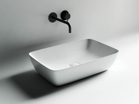 Фото раковина накладная ceramicanova form 58 см, цвет: белый cn2003