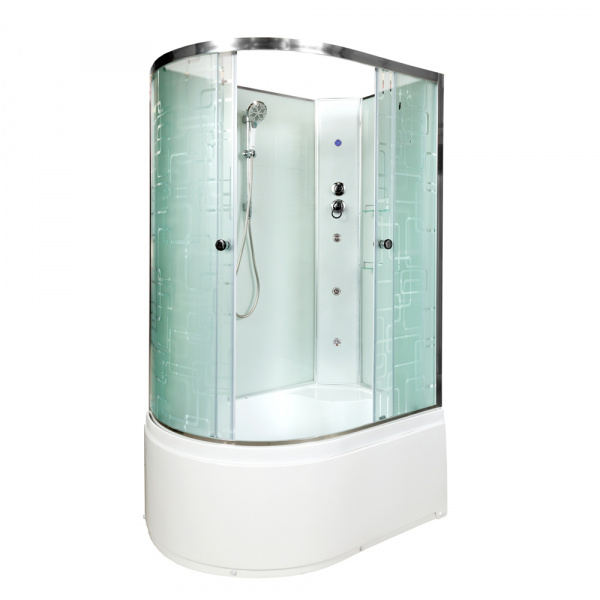 Фото душевая кабина avacan em4511rnled+gm 110x80 см с гидромассажем