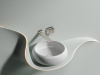 Фото раковина накладная ceramicanova element 36 см, цвет: белый cn6050