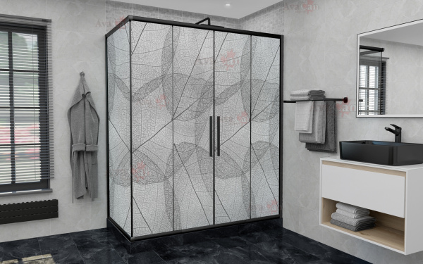 Фото душевое ограждение avacan fb2 170-190  + sb80 mt