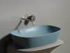Фото раковина накладная ceramicanova element 60 см, цвет: зеленый cn6049mlg