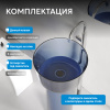 Фото раковина напольная abber kristall at2702saphir-h