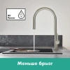 Фото смеситель для кухонной мойки hansgrohe talis 72802800