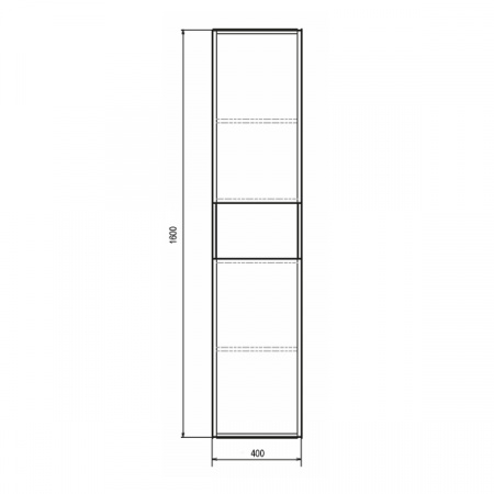 Фото пенал напольный comforty лофт 55 см 00-00012090