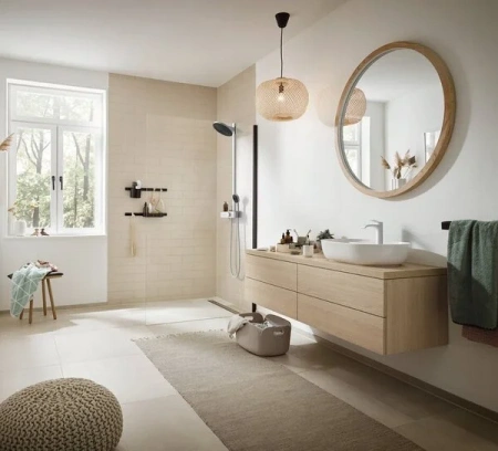 Фото душевая стойка hansgrohe pulsify 24241700