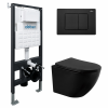 Унитаз с инсталяцией Abber Bequem AC1100MB-AC0105-AC0120MB