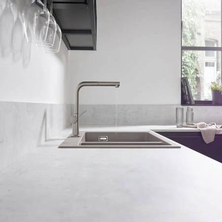Фото смеситель для кухонной мойки hansgrohe talis 72840800