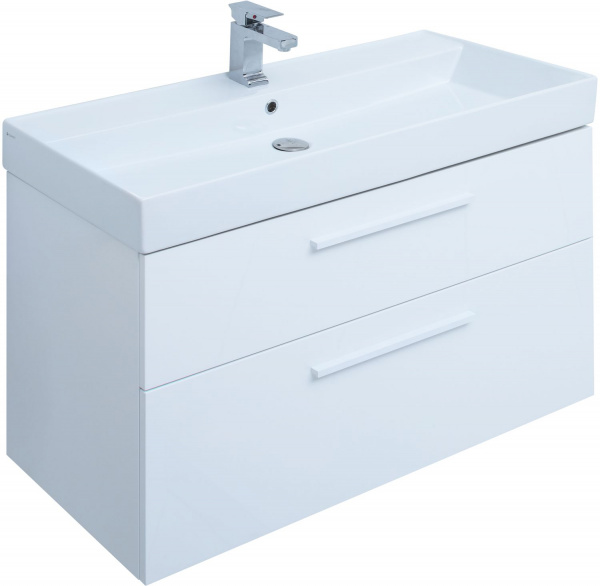 Фото тумба под раковину aquanet nova 100 см 249922