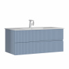Тумба с раковиной Orka Moonlight 120 см, цвет: голубой 5001507