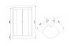 Фото душевая кабина royal bath нк rb90hk6-wc  90x90 см