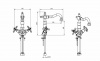 Фото смеситель для раковины boheme flora luxury options 292-fl