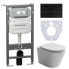 Унитаз с инсталляцией Сет 4 в 1 Ceramicanova CN6000_1002B_1000