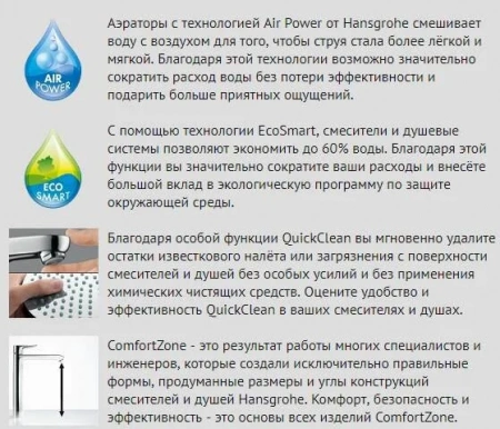 Фото смеситель для раковины hansgrohe focus 31952000