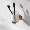 Фото стеклянный стакан с настенным держателем am.pm x-joy a85a34344